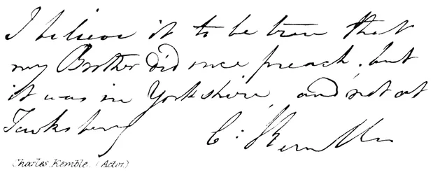 Charles Kemble (Actor)