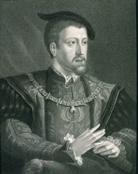 Carlos V (1500-58) Emperador del Sacro Imperio Romano y Rey de España, de 