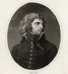 Carlos XIV (1783-1844) Rey de Suecia y Noruega (1818-44) grabado por Heath, de 