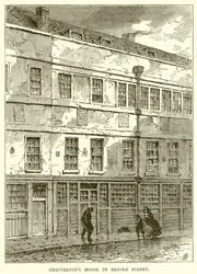 Casa de Chatterton en Brooke Street