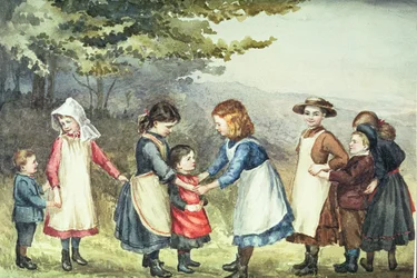 Juegos infantiles, c.1880