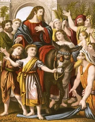 Cristo entrando en Jerusalén