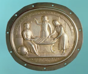 Insignia de la Escuela del Hospital de Cristo (metal)
