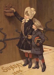 Ofrenda de la iglesia (grabado)