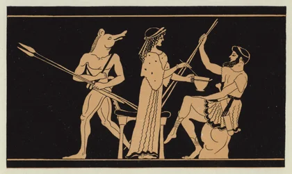 Circe ofreciendo la bebida encantada a Ulises