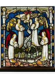 Panel conservado de la Gran Ventana Este en York Minster: 