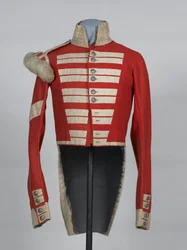Casaca de gala completa de cabo, 2º Regimiento Europeo, Ligero, Bombay, c.1850