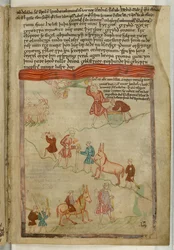 Algodón Claudio B. IV f.38, Génesis. Una historia de un viaje, del 