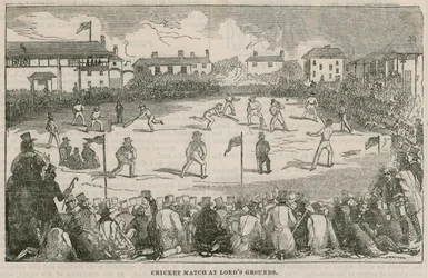 Partido de críquet en Lords Grounds