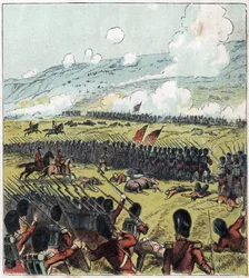 Guerra de Crimea (1853-1856): La Batalla de Alma entre el ejército ruso y una coalición británica, francesa y turca el 20/09/1854. 