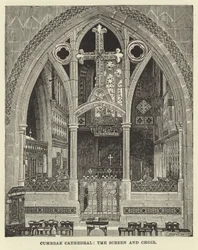 Catedral de Cumbrae, la Pantalla y el Coro