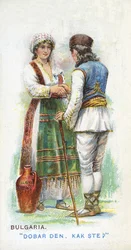 Saludo Habitual en Bulgaria, 1907