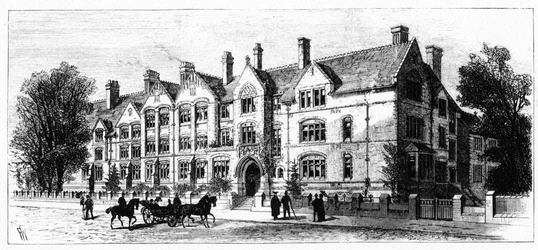 Dalton Hall, residencia para estudiantes de la Universidad de Victoria, Manchester