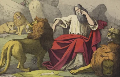 Daniel en el foso de los leones