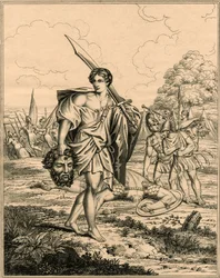 David con la cabeza de Goliat