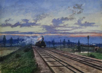 Amanecer cerca de Reading, 1870
