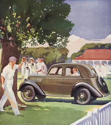 De Luxe Ford Saloon, publicidad