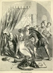 Muerte del cardenal Beaton, 29 de mayo de 1546 (grabado)
