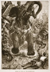 Derrota de Poros por los macedonios