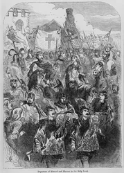 Partida de Eduardo I y Leonor de Castilla a Tierra Santa