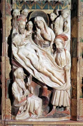 Deposición, Políptico de la pasión (relieve de alabastro)