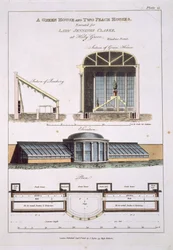 Diseño para un Invernadero y dos Casas de Duraznos, 1806