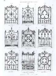 Diseños para barandillas de hierro fundido, de Macfarlanes Castings