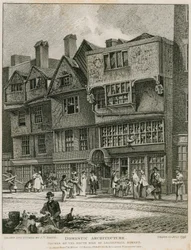 Arquitectura doméstica: casas en el lado sur de Leadenhall Street, Londres
