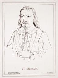 Dr. Dorislaus, de un dibujo en tinta india en la colección de St John St Aubyn Bar, imp. por Ducarme