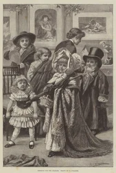 Vistiéndose para la Charada (grabado)