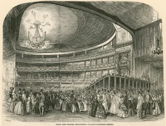 Teatro Drury Lane redecorado - Concierto Promenade de Jullien