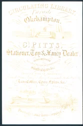 E Pitts, papelería, juguetes y artículos de fantasía, tarjeta comercial