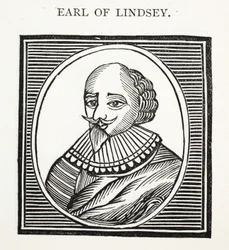 Conde de Lindsey, ilustración de Chap-books del siglo XVIII de John Ashton, pub. 1882