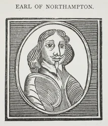 Conde de Northampton, ilustración de Chap-books del siglo XVIII de John Ashton, pub. 1882