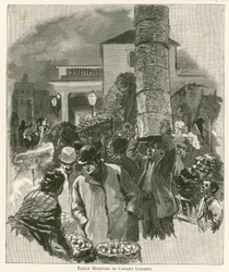 Temprano en la mañana en el Mercado de Covent Garden, Londres