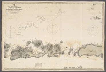 Archipiélago oriental, Lombok a Flores, incluidas las islas Paternoster y Postillon; de… Encuestas del gobierno de Batavia. [Carta del Almirantazgo], Londres