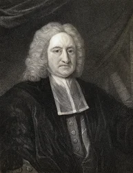 Edmond Halley (1656-1742) de Gallery of Portraits, publicado en 1833