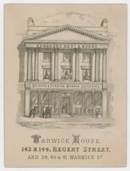 Edwardes Brothers & Burke, tarjeta comercial