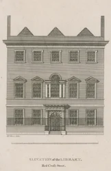 Elevación de la Biblioteca, Red Cross Street, Londres