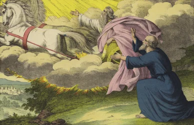 Elías llevado al cielo