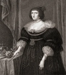 Elizabeth, Reina de Bohemia (1596-1662), de Lodges British Portraits, 1823