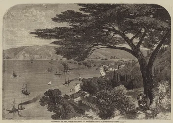 Embarque del contingente turco en Buyukdere