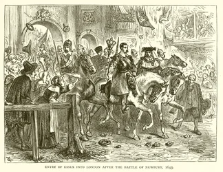 Entrada de Essex en Londres después de la Batalla de Newbury, 1643
