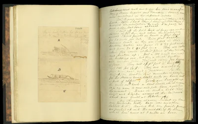 Extractos de cartas escritas en un viaje a las partes occidentales de los Estados Unidos..., por Elias Fordham Pym, 1818