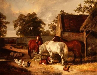 Escena de granja