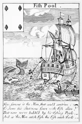 Carta de juego de Fish Pool