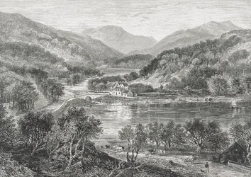 Flowerdale, Gairloch en c.1880, de 