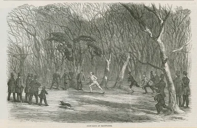 Carrera a pie en Bayswater, Londres