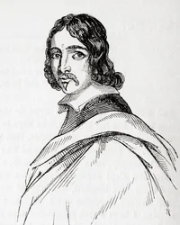 Francis Moore, médico y astrólogo británico, de La vieja Inglaterra: A Pictorial Museum, pub. 1847