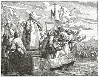 Friedrich cruzando a Asia Menor